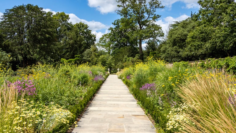 The Long Garden in the summer at Cliveden